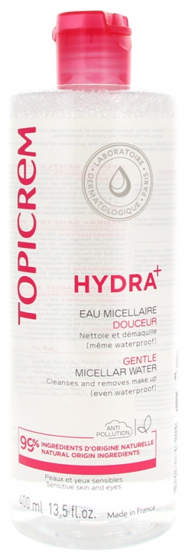 TOPICREM HYDRA+ Мягкая мицеллярная вода, 400 мл