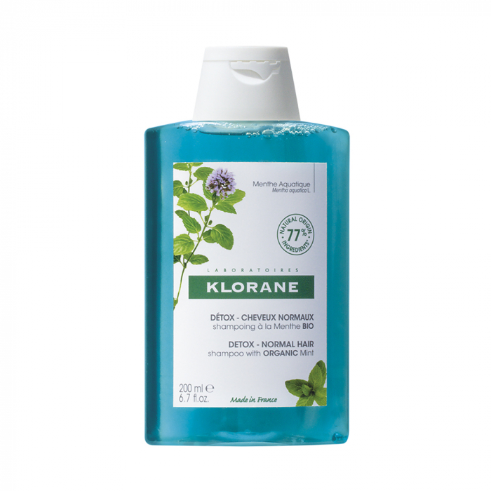 KLORANE Детокс-шампунь с органическим экстрактом водной мяты, 200 мл