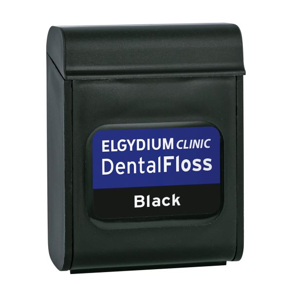 ORAL CARE ELGYDIUM Chlorhexidine Зубная нить ELGYDIUM CLINIC DentalFloss Black, 50 метров