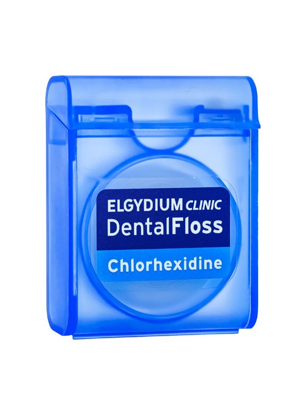 ORAL CARE ELGYDIUM Зубная нить ELGYDIUM CLINIC DentalFloss Chlorhexidine, 50 метров
