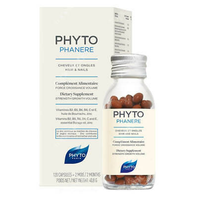 PHYTO PHYTOPHANERE Биологически активная добавка для волос и ногтей, 120 капсул